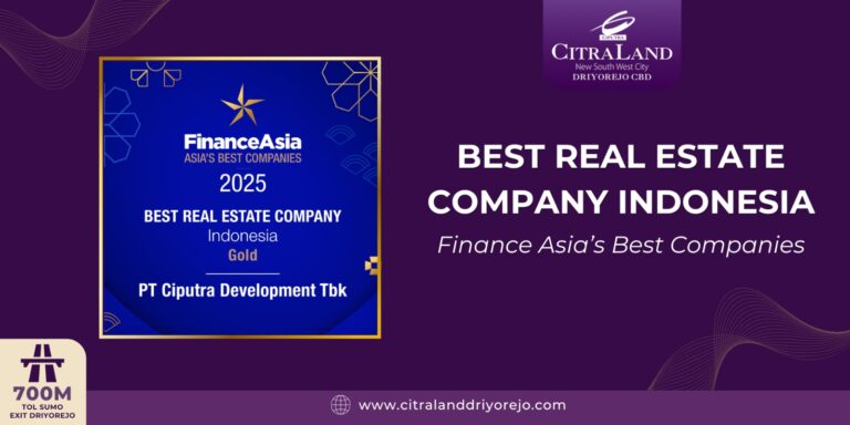 Best Real Estate Company Indonesia - CitraLand Driyerejo CBD