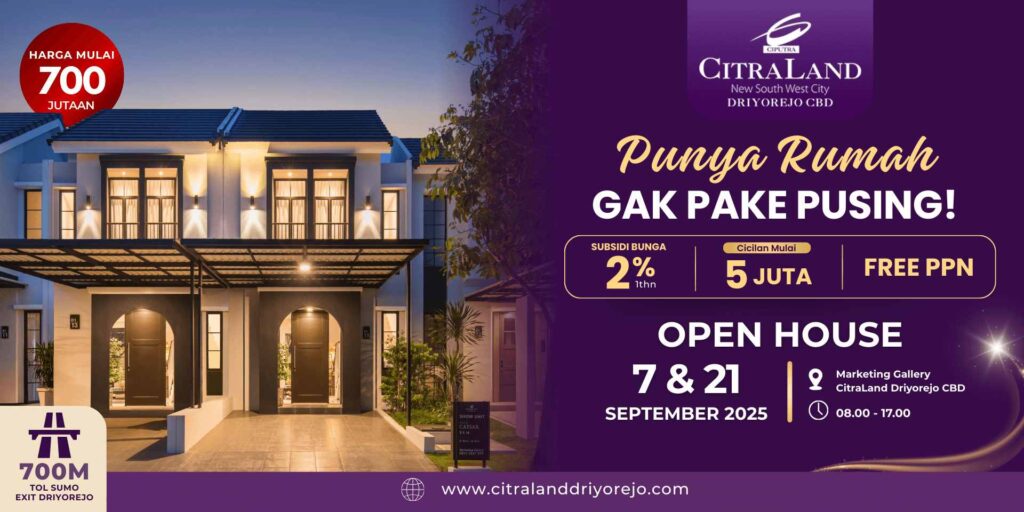 Punya Rumah Gak Pake Pusing