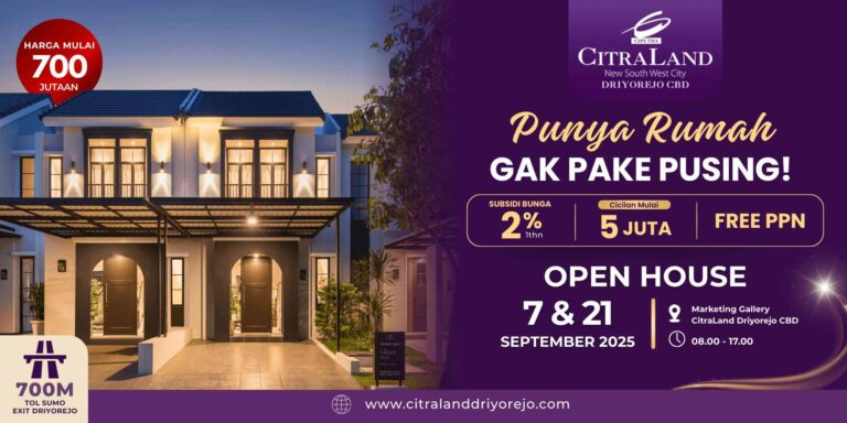 Punya Rumah Gak Pake Pusing