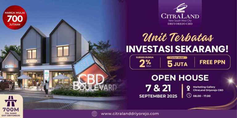 Unit Terbatas! Investasi Sekarang