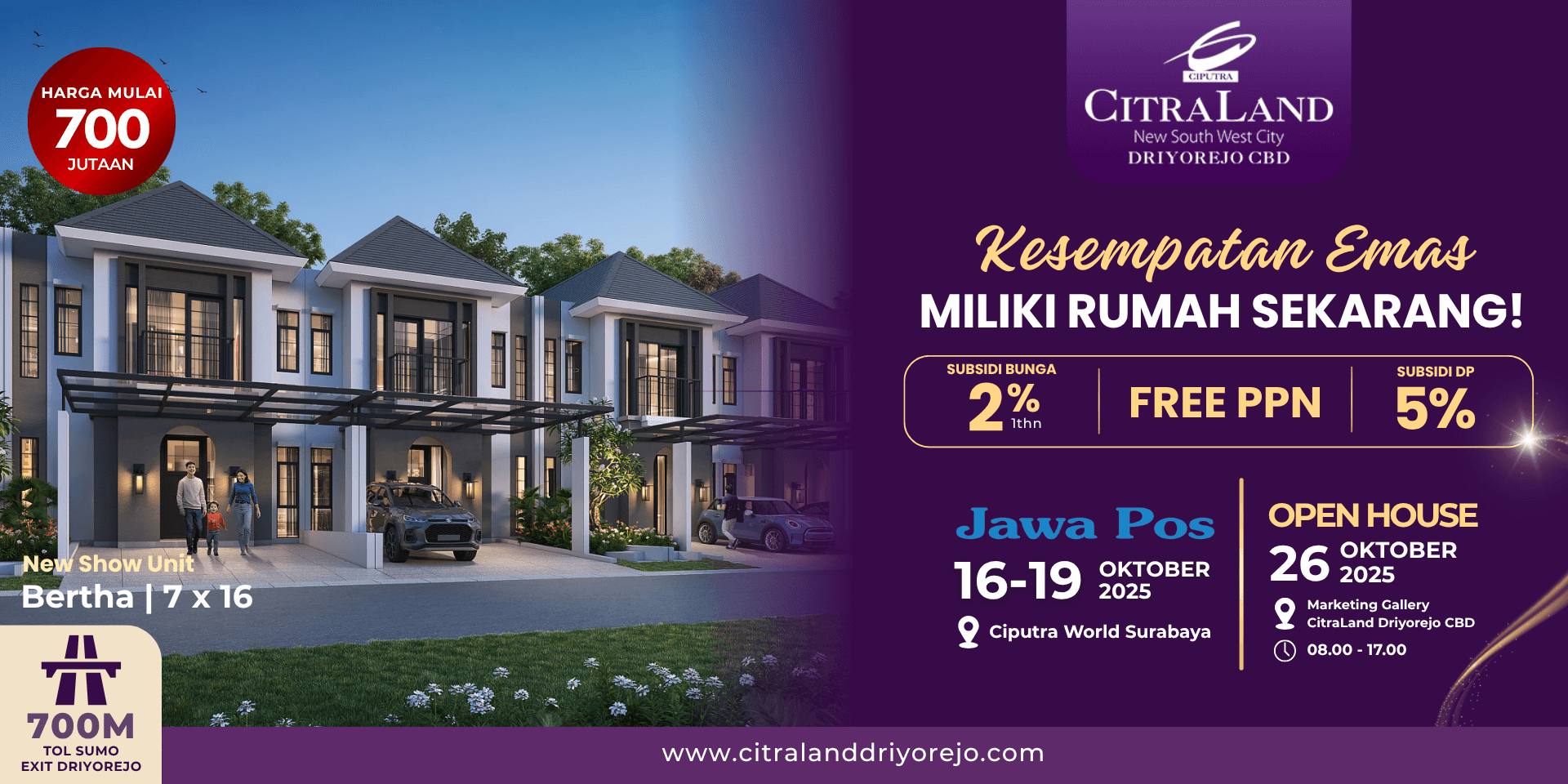 Promo Property CitraLand Driyorejo CBD